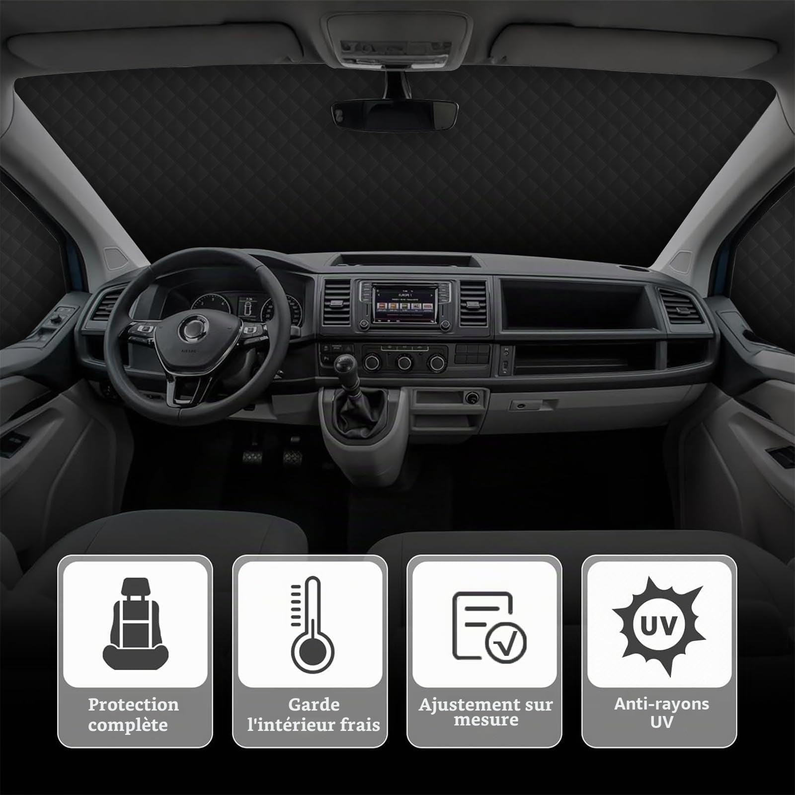 Housse de Pare-Brise pour Citroen Jumpy & Peugeot Expert (2016-2026)