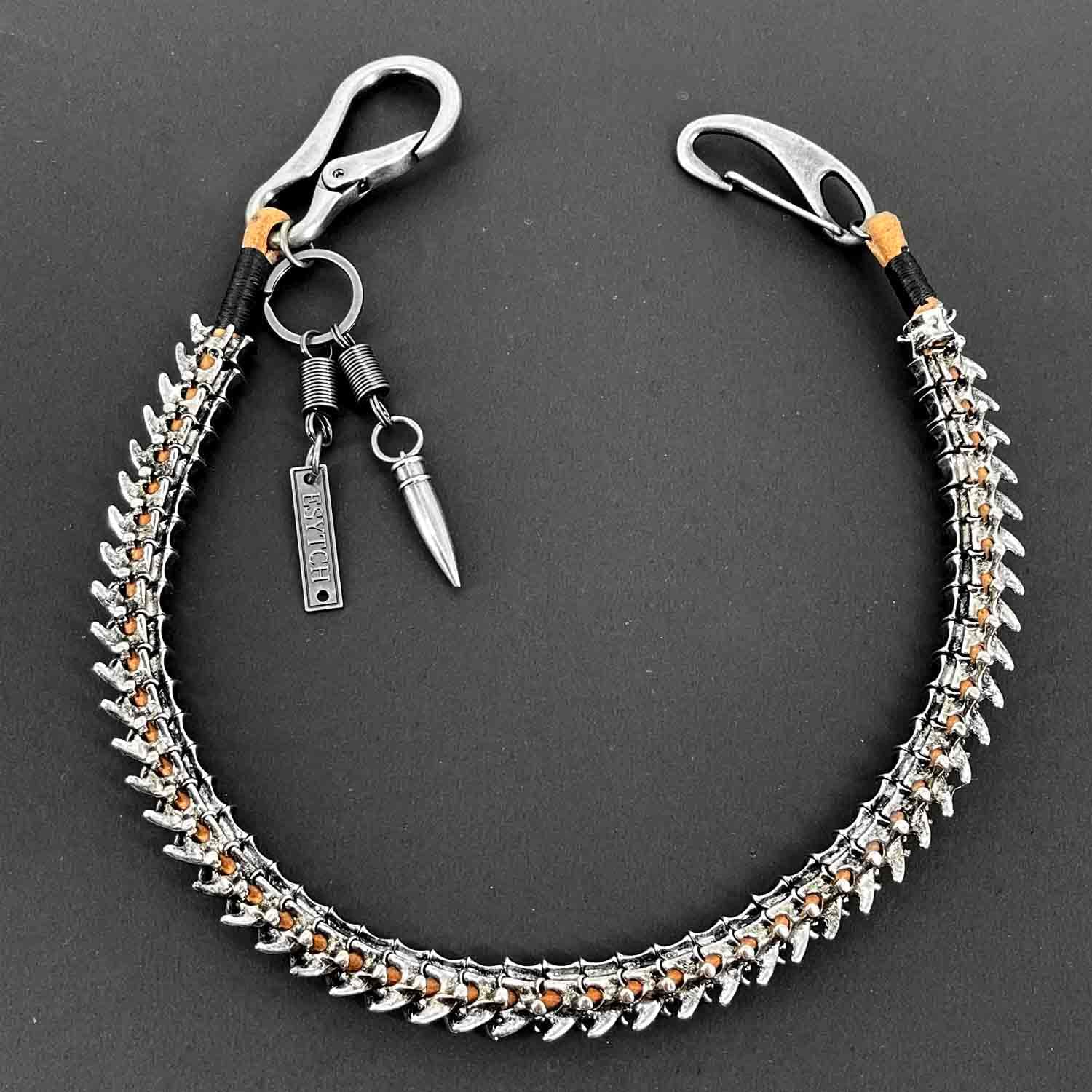 Strong Punk Rocker Biker Jeans Pants Chain Studs Keel Key Chain Mens Wallet Chain