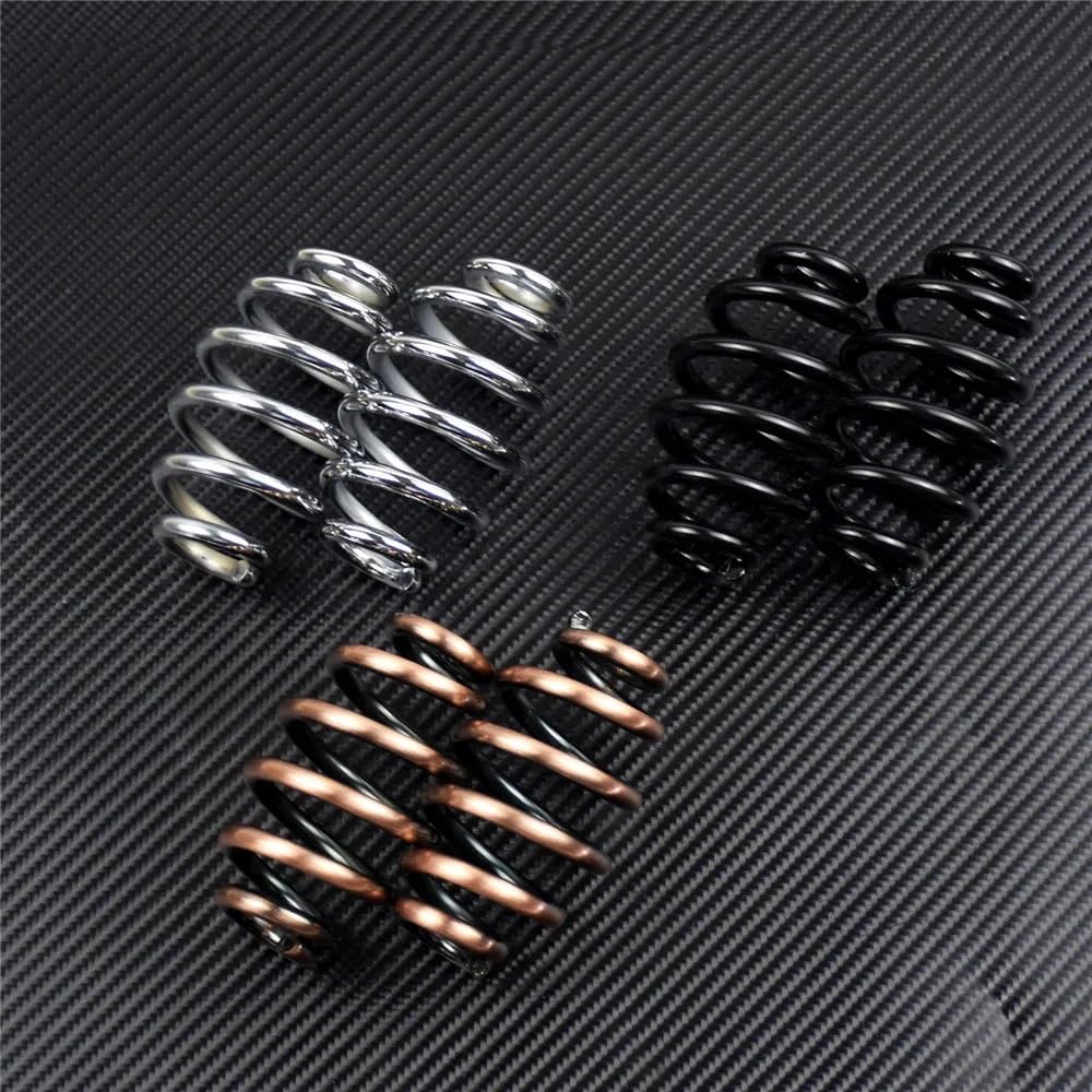 Fotel motocyklowy Motocyklowe pojedyncze siedzenie montażowe siodełko sprężynowe mocowanie osprzętowe pasuje do Harley Sportster XL 883(Bronze C)
