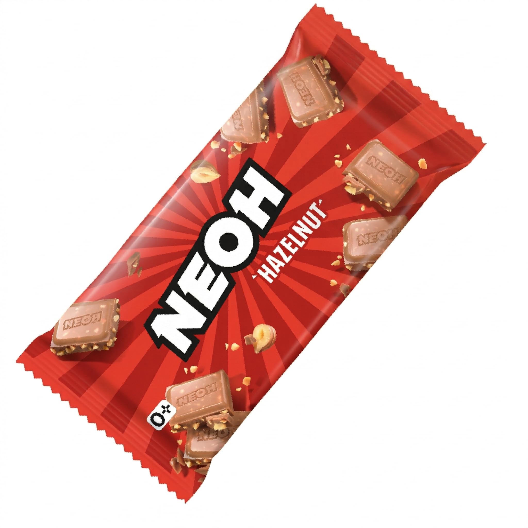 NEOH Low Carb Keto Haselnuss-Schokolade | 1g Zucker, 106 kcal pro Portion | Die neue Alternative zu herkömmlichen Süßigkeiten | 1 x 55g