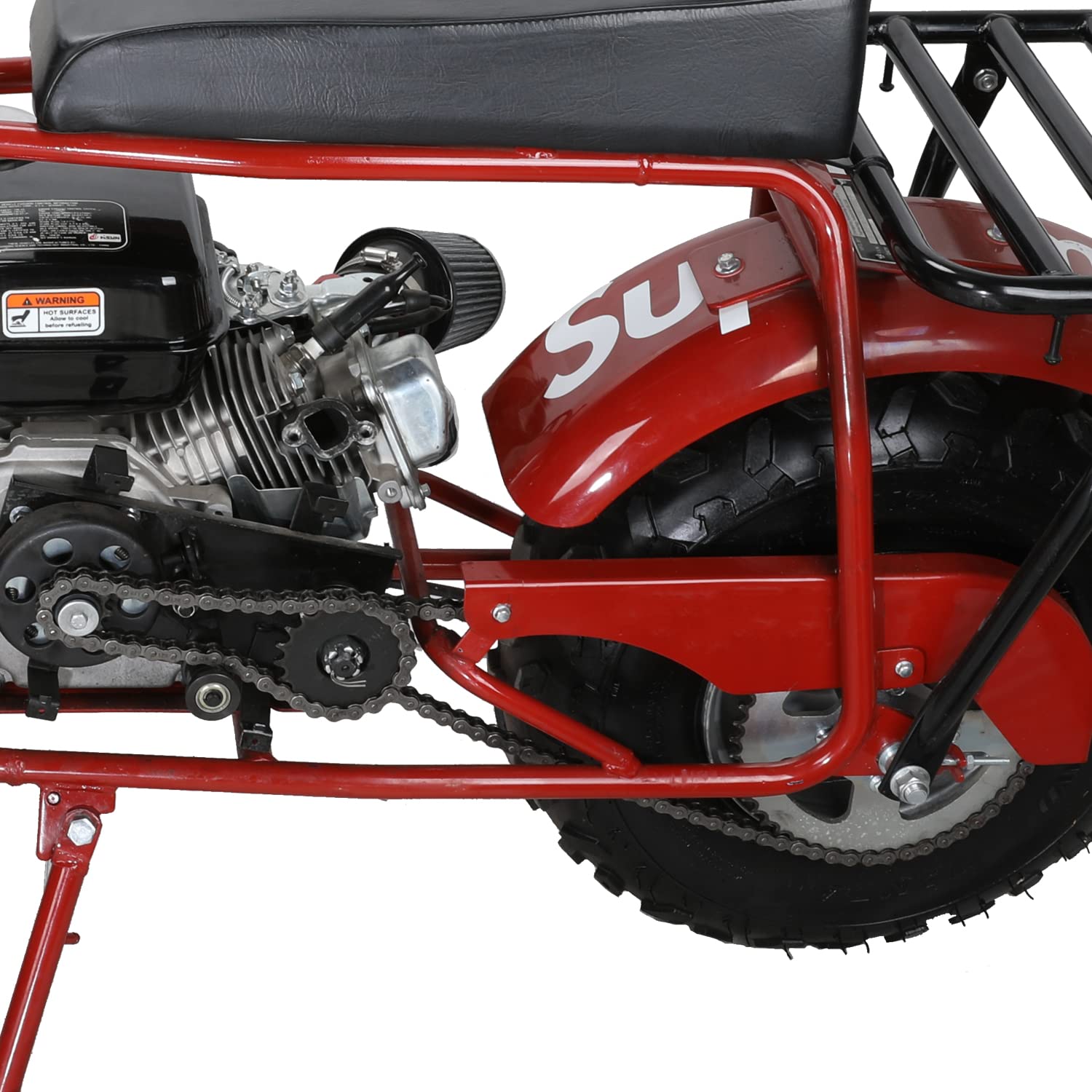 YOXUFA Chaîne 420 pour mini vélo 90 maillons de rechange pour Coleman Mini Bike CT200U BT200X CT200U-EX Baja Warrior MB165 MB200 Heat TrailMaster Massimo 212cc 196cc 6.5hp Powersports Parts