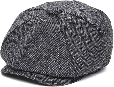 Amazon.com: JANGOUL Boys Vintage Newsboy Cap Tweed Flat Beret