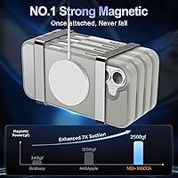 Vista 300 de MOCCA - Funda magnética resistente para iPhone XR de 6.1 pulgadas, compatible con MagSafe, funda con protección contra caídas de grado militar