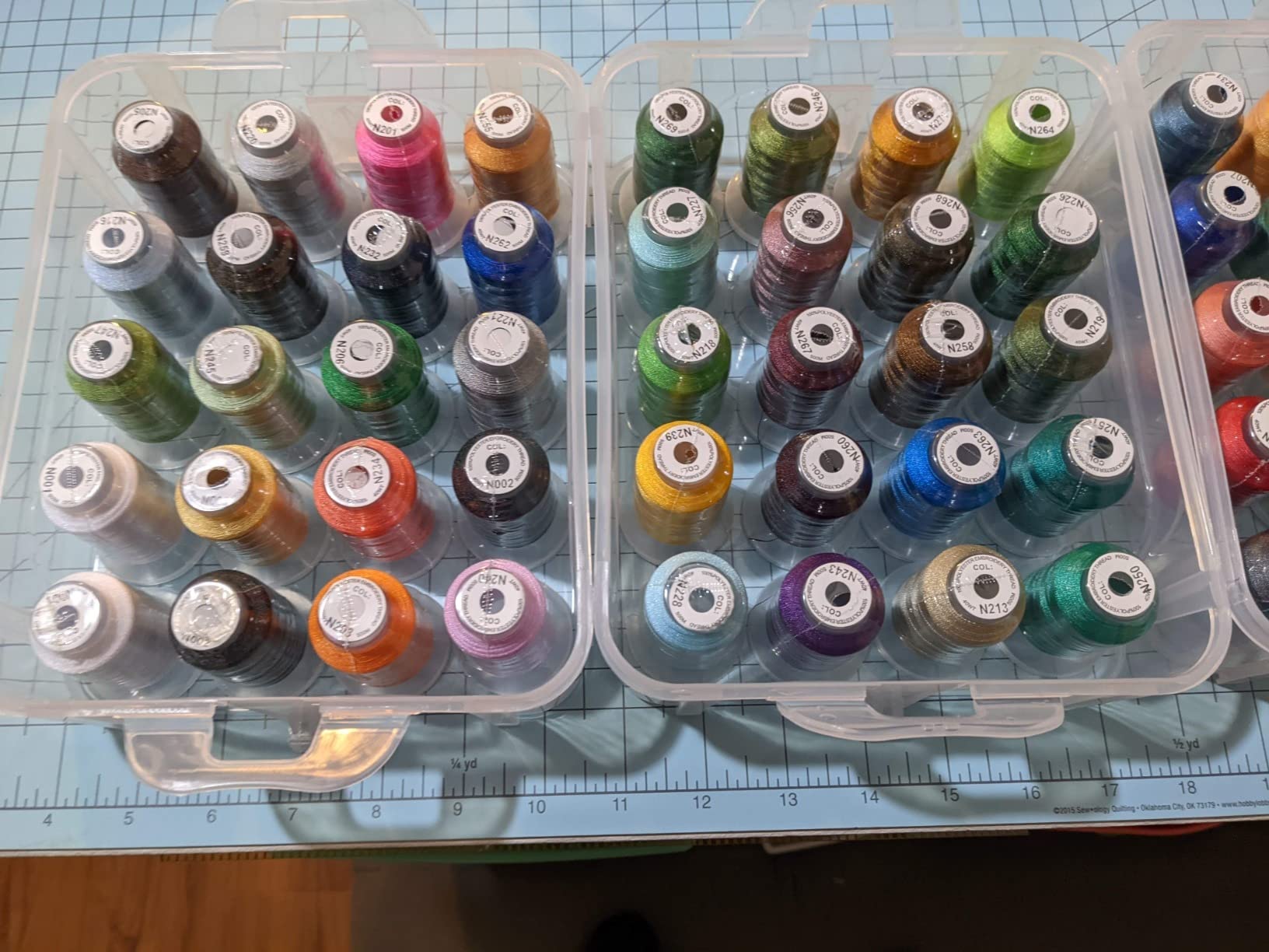 Color Chart New Brothread 80 X 500m Spools Of Embroidery Machine Thread ...