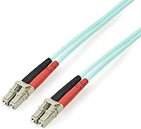Vista 5 de StarTech.com Cable de fibra óptica multimodo LC/UPC a LC/UPC OM3 de 23.0 ft, dúplex completo 50/125, 100G, cable de puente de fibra LSZH