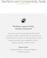 Vista 7 de StarTech.com Divisor DisplayPort 1.4 de 2 puertos, adaptador multimonitor DP a 2x DP, concentrador MST dual 5K 60Hz, solo Windows