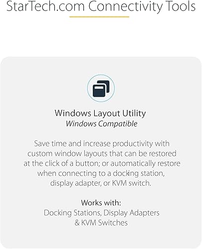 Miniatura 7 de StarTech.com Divisor DisplayPort 1.4 de 2 puertos, adaptador multimonitor DP a 2x DP, concentrador MST dual 5K 60Hz, solo Windows (sin soporte para