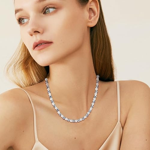 Miniatura 6 de CHGCRAFT Cerca de 200 cuentas de porcelana impresas hechas a mano con forma redonda, cuentas espaciadoras de color azul prusiano, cuentas sueltas