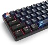 SOLIDEE 65% Wireless RGB Mechanical Keyboard, Bluetooth 5.0/2.4GHz/Wired, Compact 68 Key RGB Backlit, Hot Swappable with Linear Gateron Yellow Switch