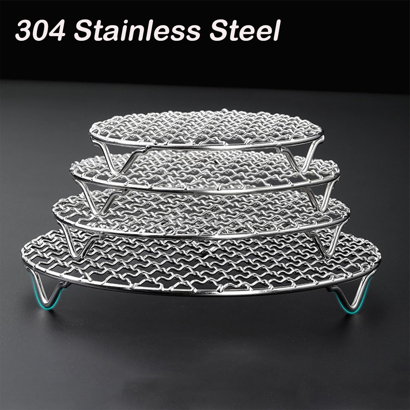Stainless Steel Cooling Rack - Perfect for Baking & More -4 Stainless Steel Cooling Rack - Perfect for Baking & More -4