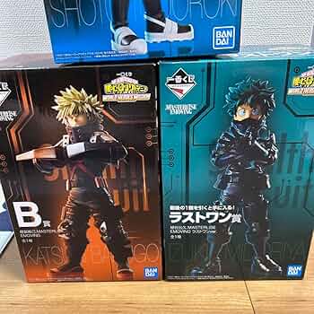 Amazon.co.jp: 一番くじ whm 3体セット ヒロアカ 轟焦凍 爆豪勝己 緑谷 