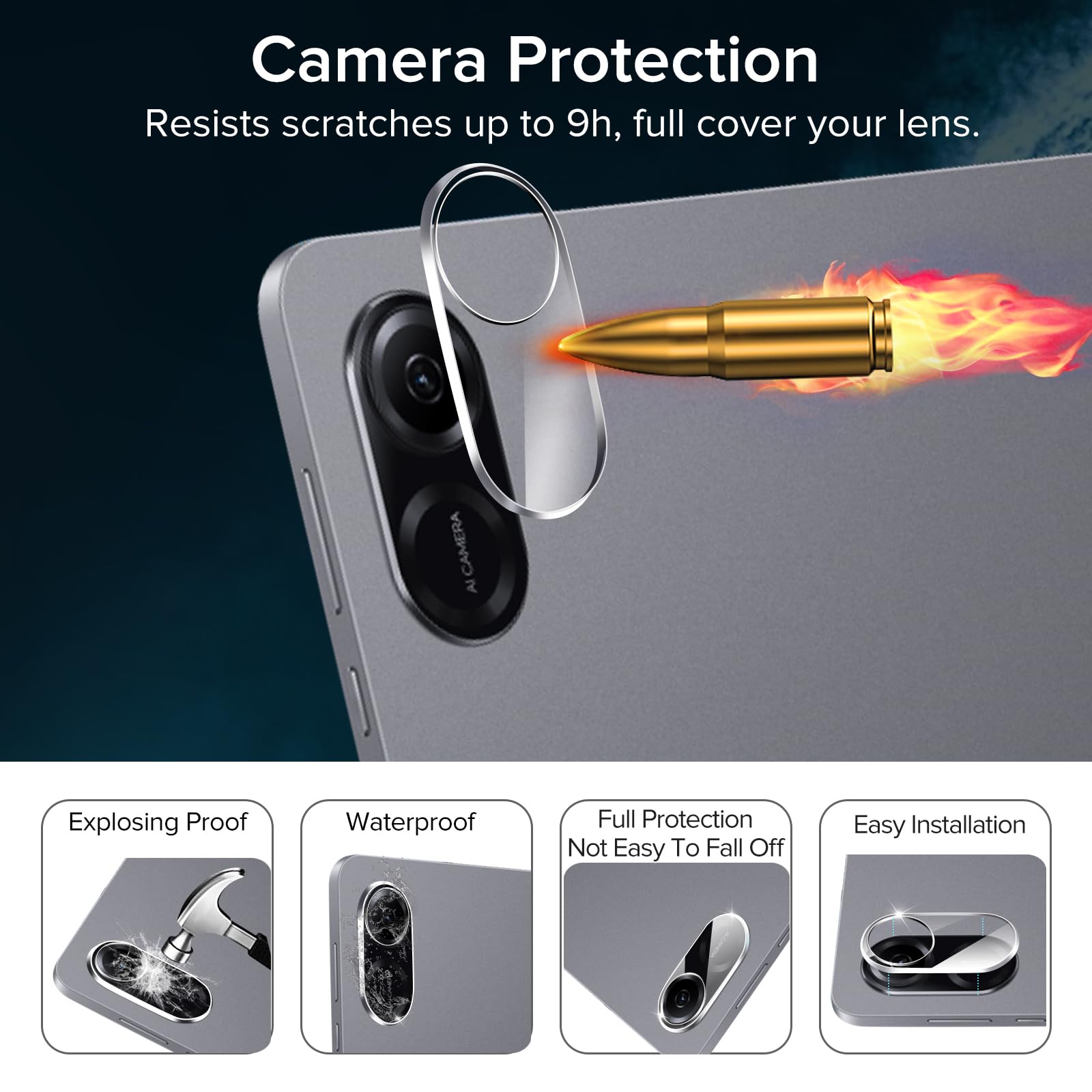 QINOUK Verre Trempé Pour Honor Pad X9, [2-Pack] Protecteur D'écran