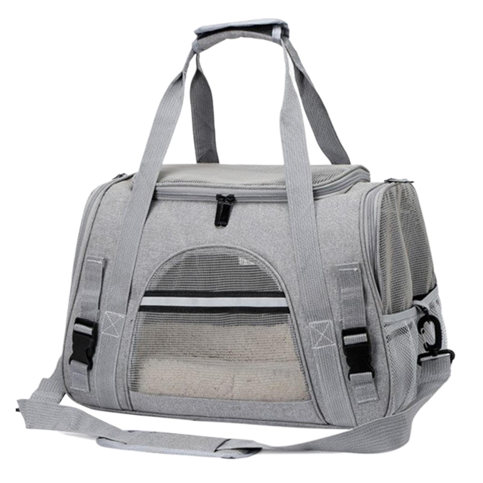 Borsa Trasportino Per Gatti Morbido e Pieghevole per Animali | Trasportino A Spalla da Cuccioli Per Viaggi Vacanze Passeggiate Escursioni Viaggi Uscite Fuori Porta Campeggio Picnic
