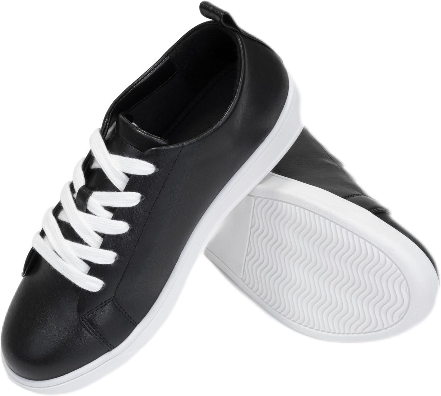 Women's Lace Up Trendy Sneaker Classic Fashion Low Top Walking Shoes - Picture 49 of 109