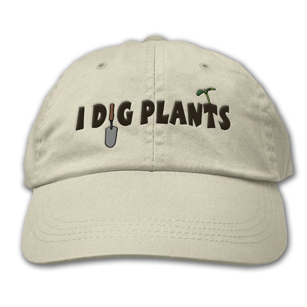 Earth Sun Moon I Dig Plants - Embroidered Putty Hat