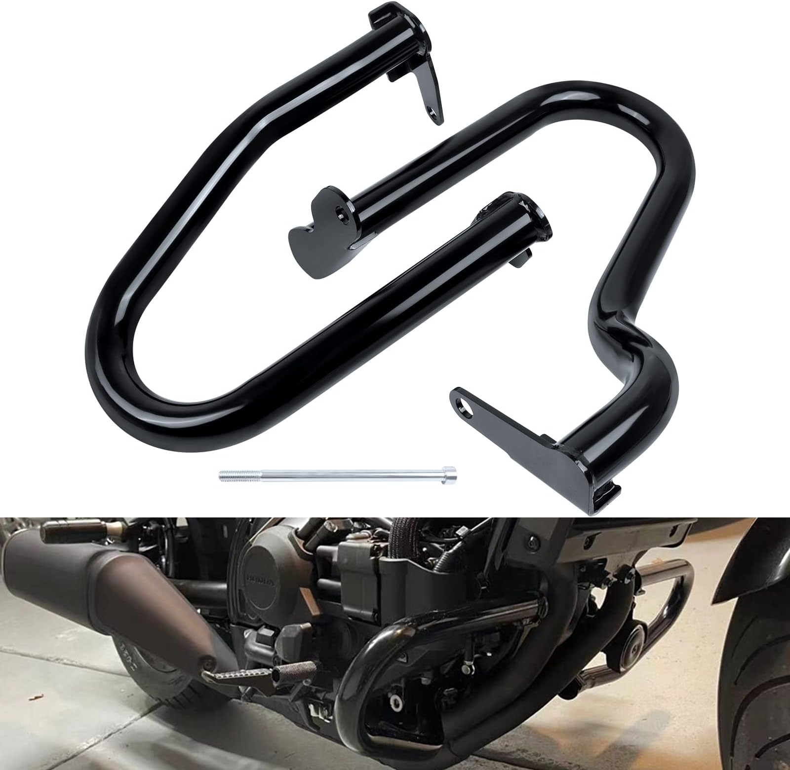 BAIONE Engine Guard Highway Crash Bars Replacement for Honda Rebel 1100 DCT CMX1100 CMX 1100 2021 2022 Motorcycle Falling Protection