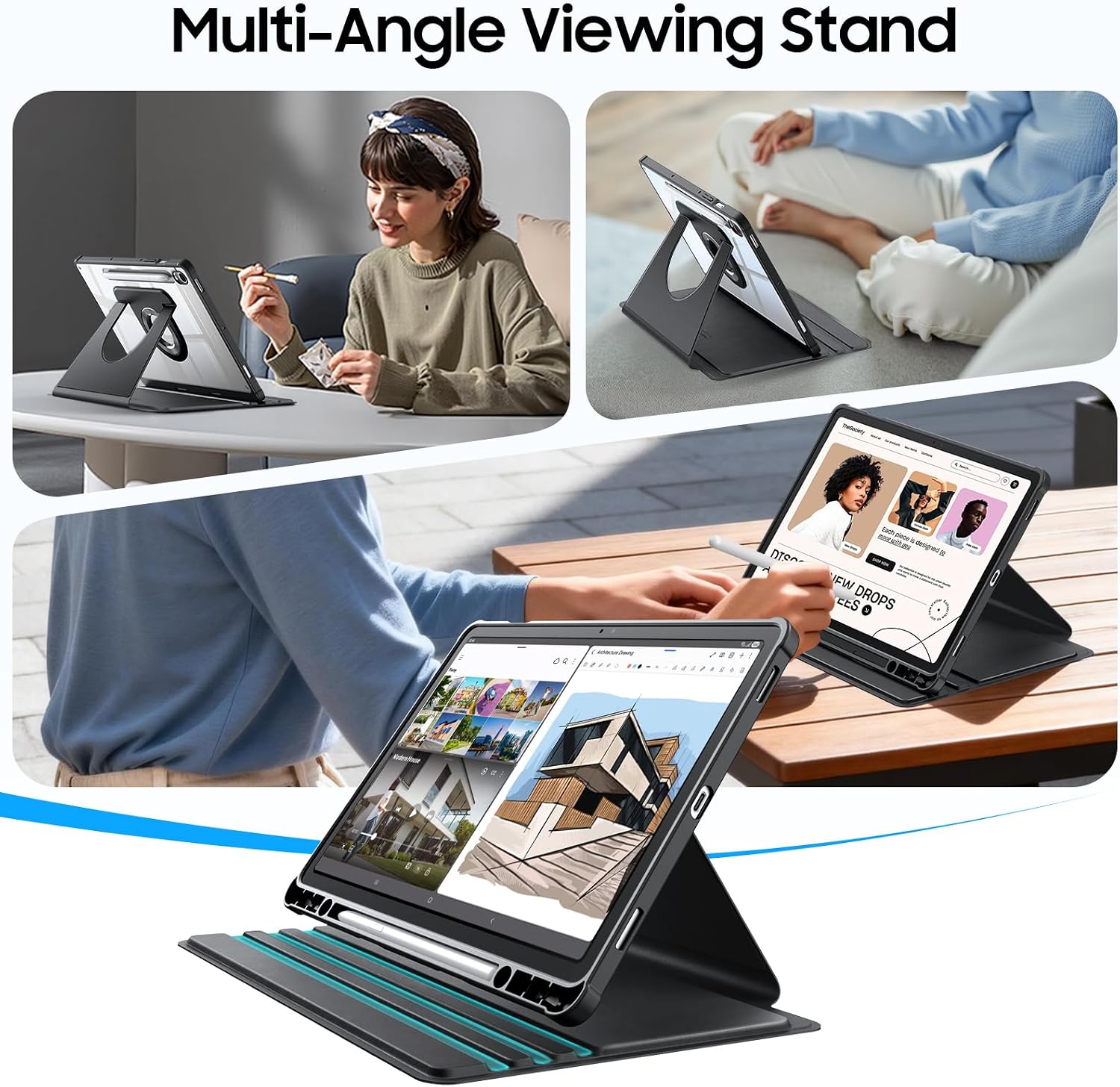 Fintie 360 Degree Rotating Case for Samsung Galaxy Tab S10 Lite/S10 FE image 4