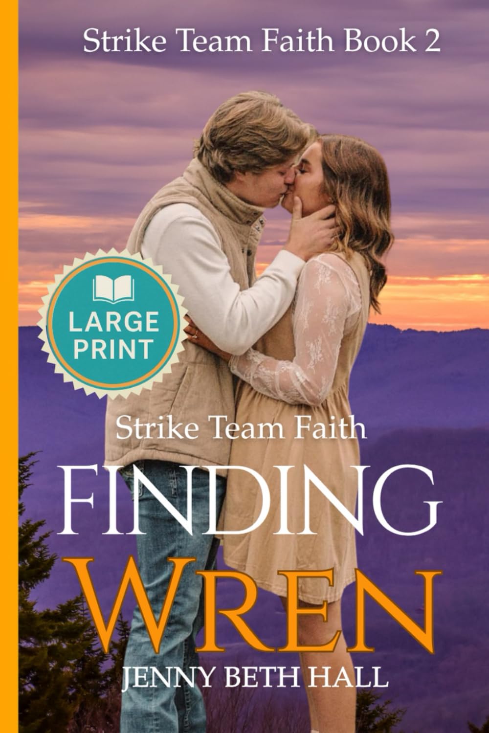 Finding Wren (Large Print Edition): A Firefighter, Running, Slow Burn, Faith Based Romance (Strike Team Faith)