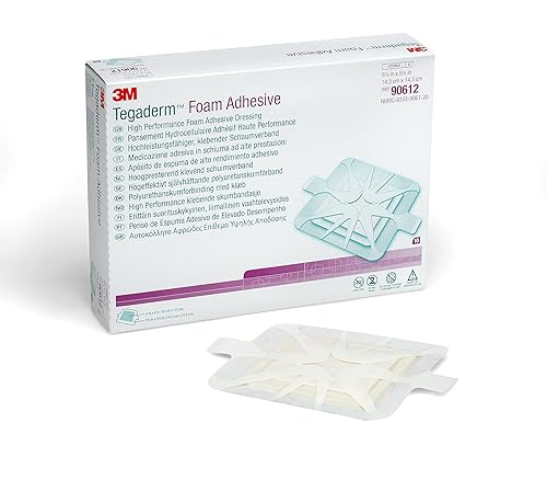 Vista 8 de Apósito adhesivo de espuma de alto rendimiento 3M™ Tegaderm™ 90614, mini óvalo 10 BG/CTN 4 CTN/CS