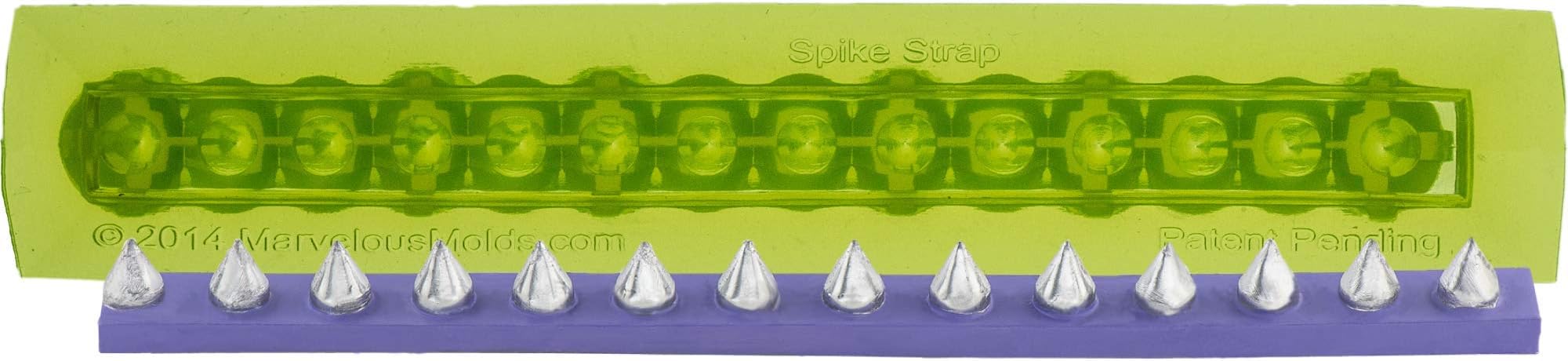 Marvelous MoldsSpike Strap Silicone Mold for Cake Decorating with Fondant | Gum Paste Rolled Icing