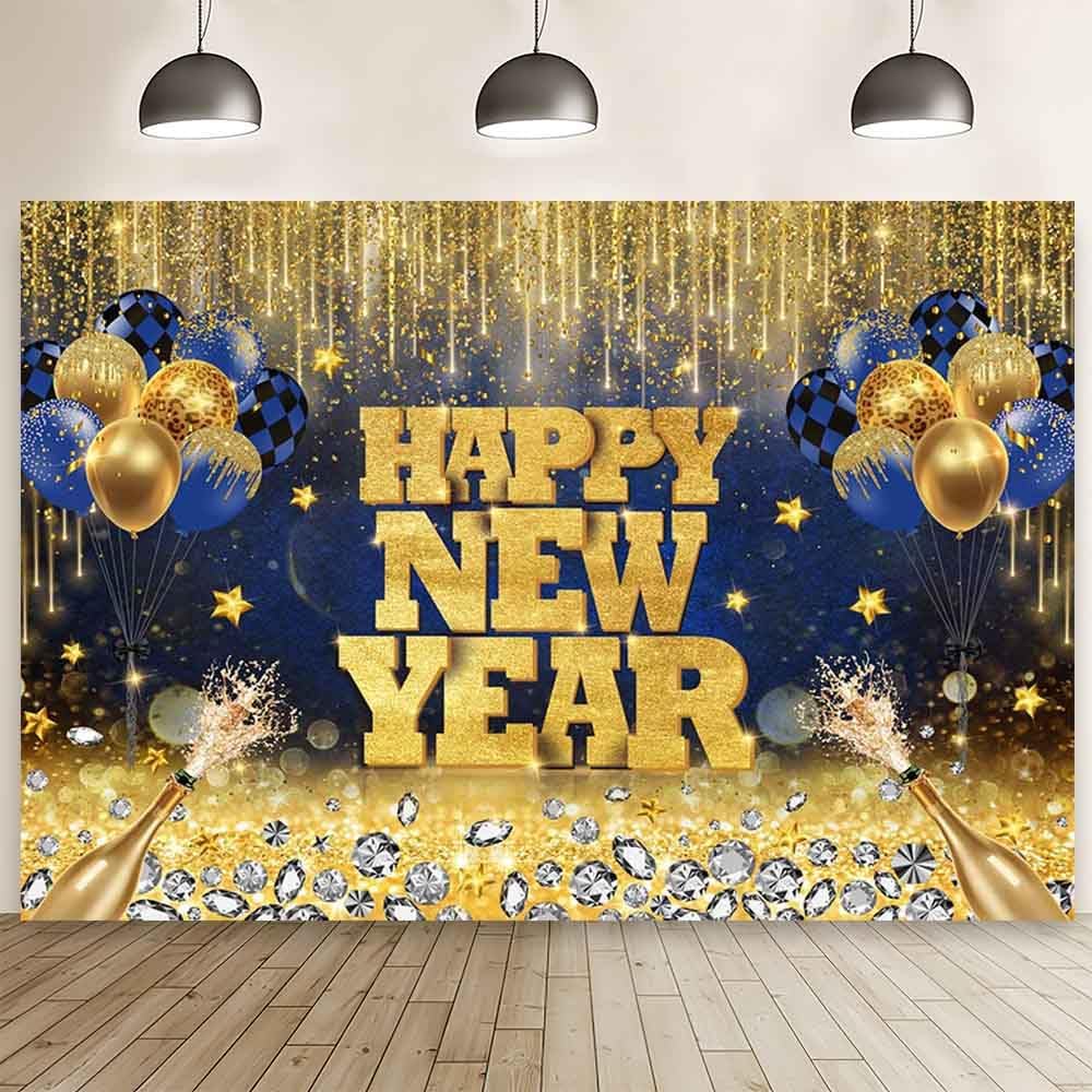 MEHOFOND 7x5 ft Cheers to 2025 Happy New Year Backdrop