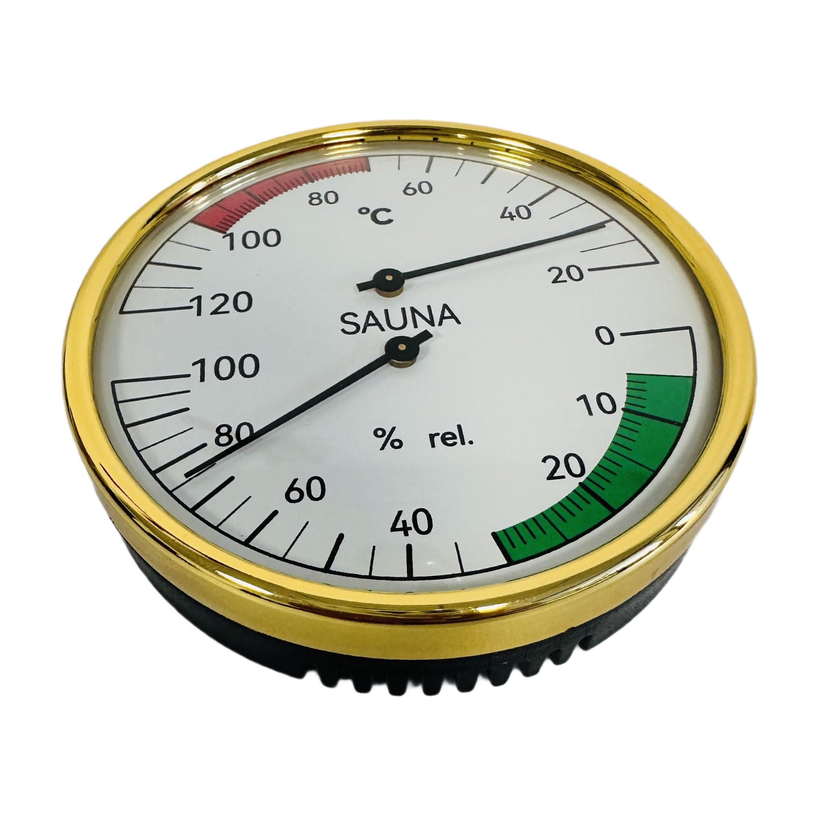 Ekoama Accuracy Indoor Analog Thermometers Hygrometer Featuring Strong ABS Construction Temperature Gauges for Home Use