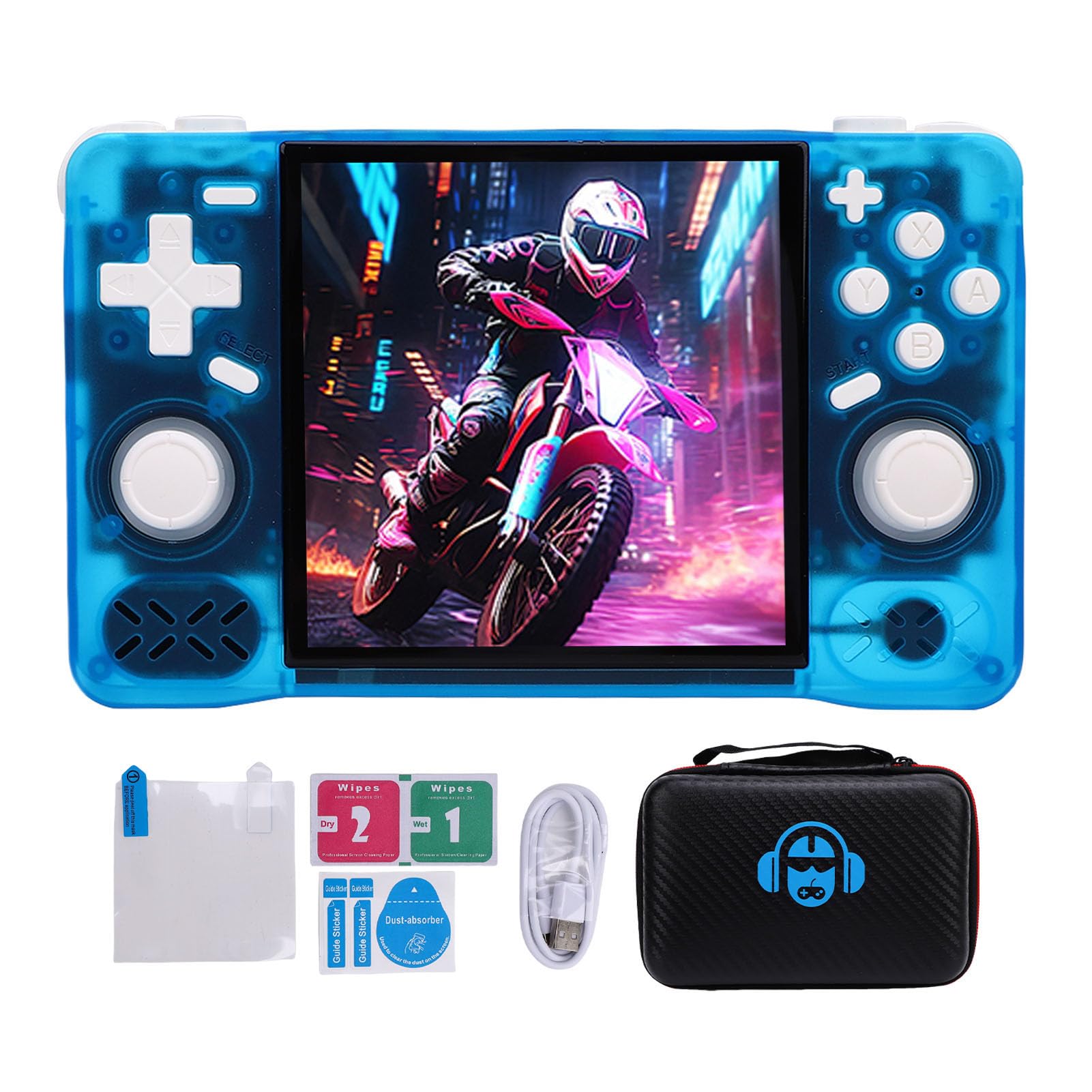 Console di Gioco XF40H Aggiornata Al 2026, Console di Gioco retrò da 1,5 GHz con Schermo da 4 Pollici e più Emulatori, Videogioco Tascabile per Viaggi a Casa (128GB)