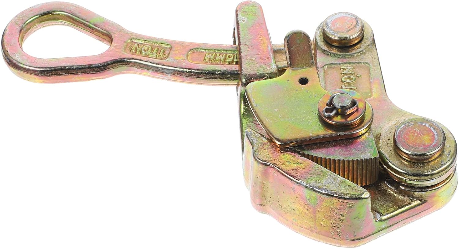 Homoyoyo Multi-functional Wire Grip Cable Gripper 1t Steel Wire Rope Clamp Pulling Tightening Tool for Electrical and Construction Use