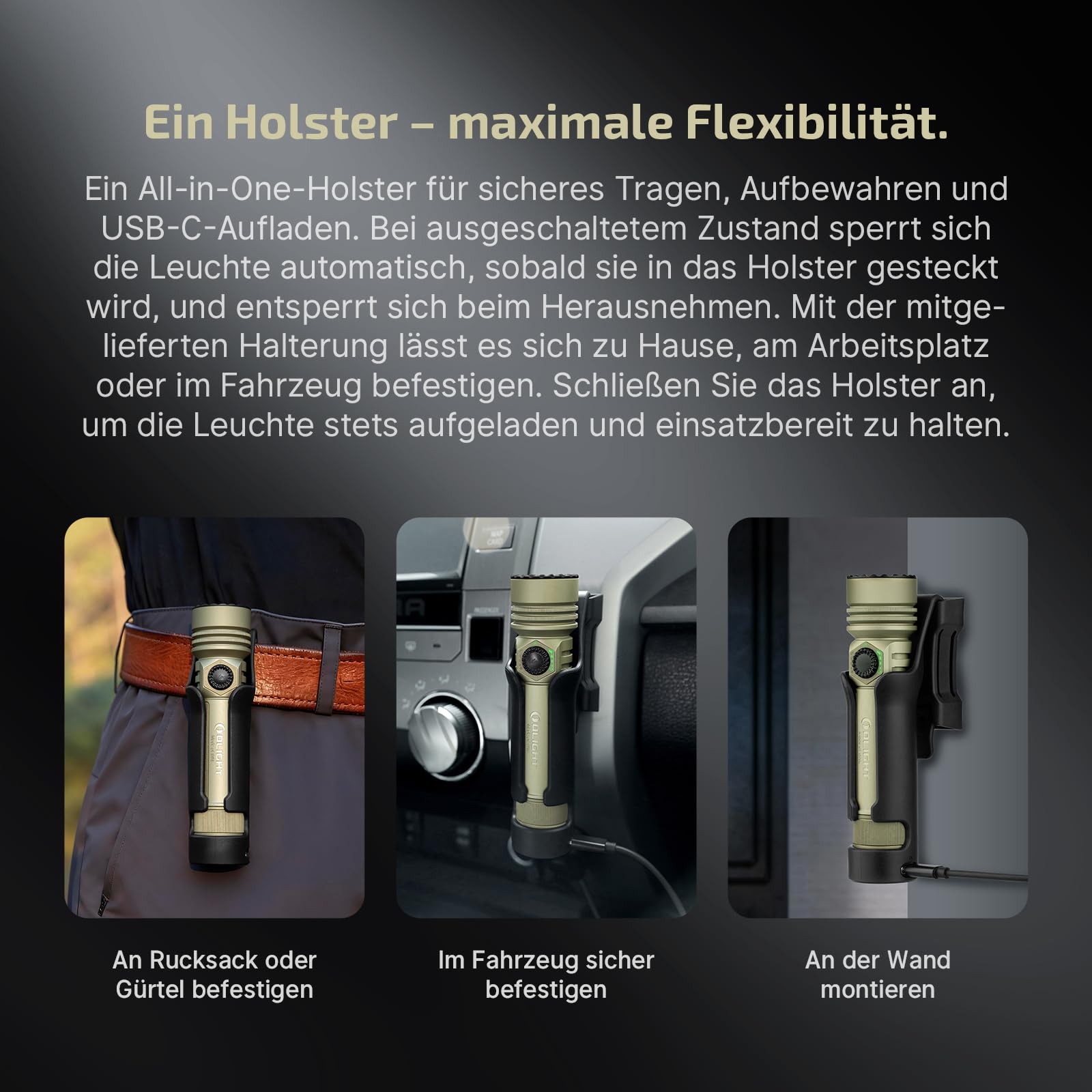 OLIGHT Seeker Ultra Leistungsstarke LED Taschenlampe 4800 Lumen 265 m