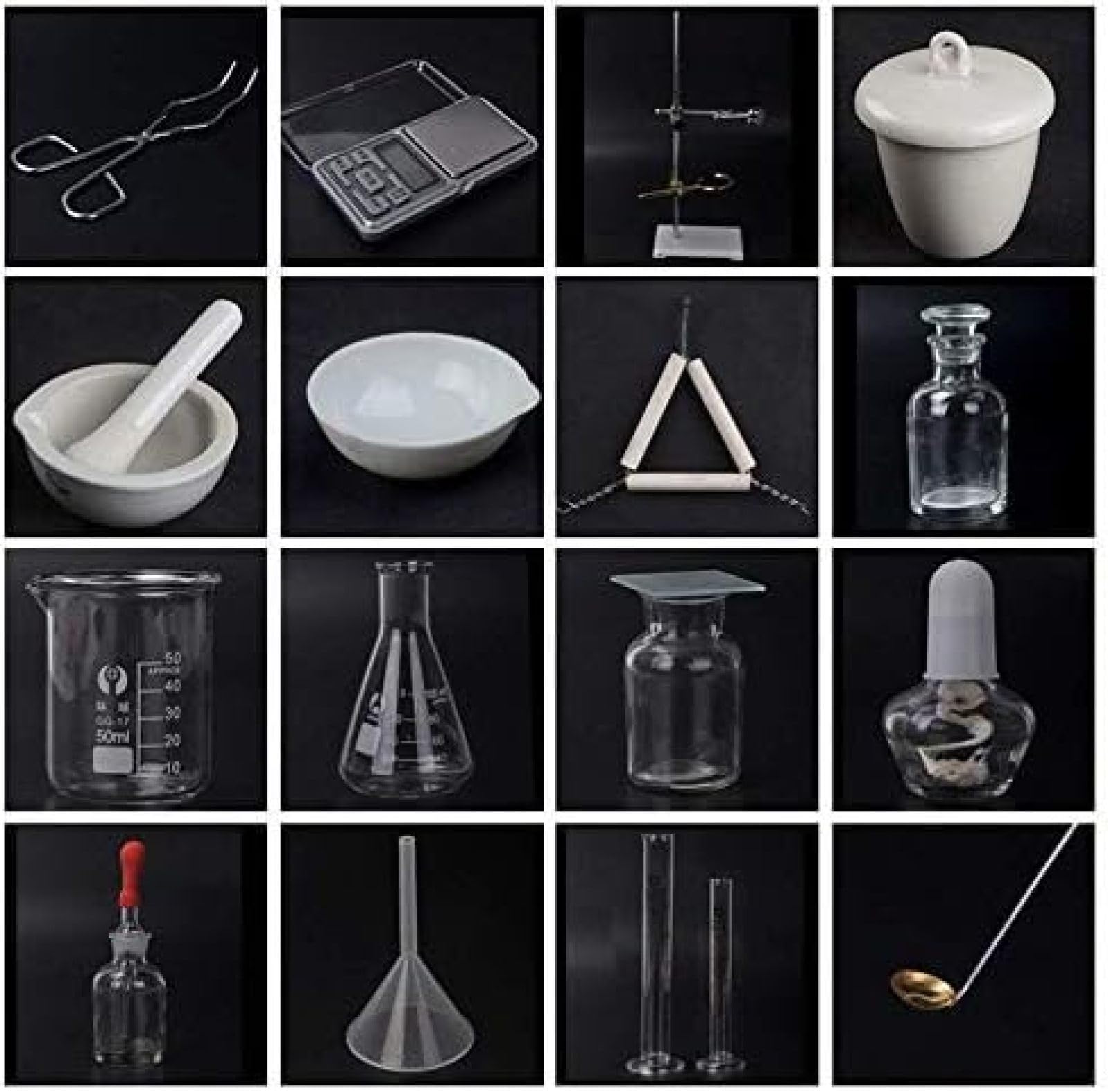 Kit De Instrumentos De Vidrio Químico Profesional De Laboratorio, Equipo De Filtración De Destilación Y Neutralización Ácido-Base Convencional para La Universidad Suministros De Enseñanza,outstand