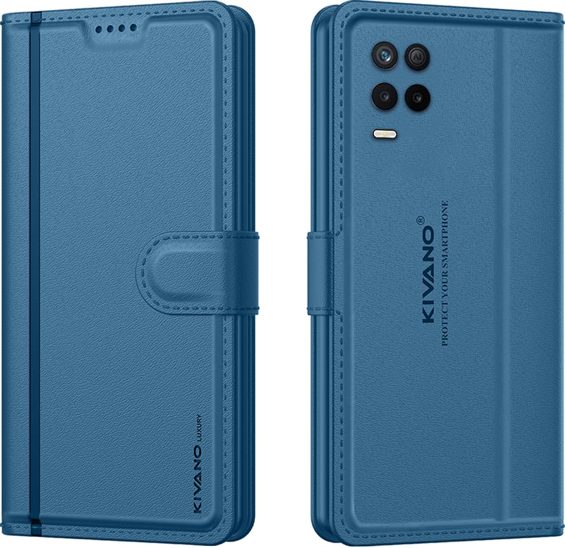 KIVANO LUXE® Compatible with Realme 9 5G / Realme 8 5G / Realme 8S 5G / Realme Narzo 30 5G Artisanal Leather Wallet with Card Holder for Men Women, Magnetic Flip Cover with Stand RFID Blocking Cell (B0CB4NXDQV) Amazon Price History, Amazon Price Tracker
