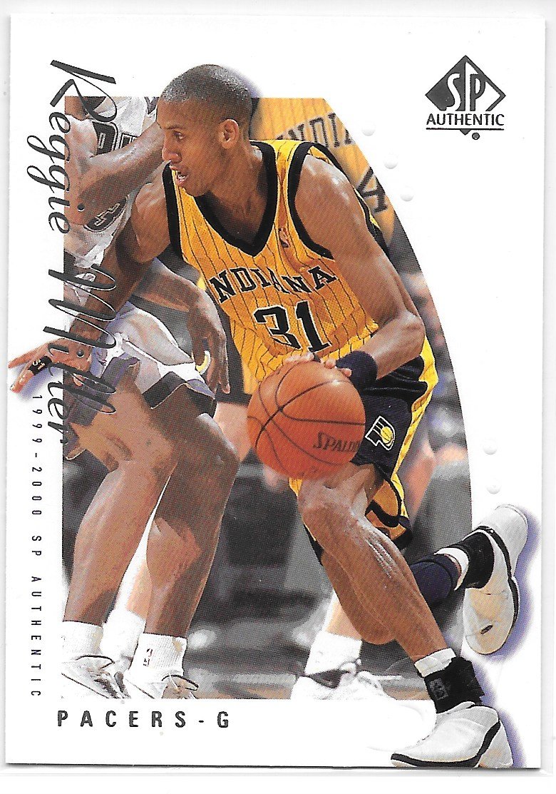 Amazon.com: Reggie Miller 1999-00 SP Authentic Indiana Pacers Card