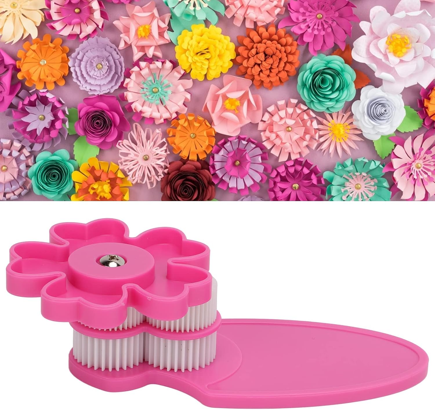 2Pcs Quilling Crimper Paper Quilling Curling Tool Paper Wave Shaper | Plastic Winder Machine Paper Crimper Tool for Handmade Decorations
