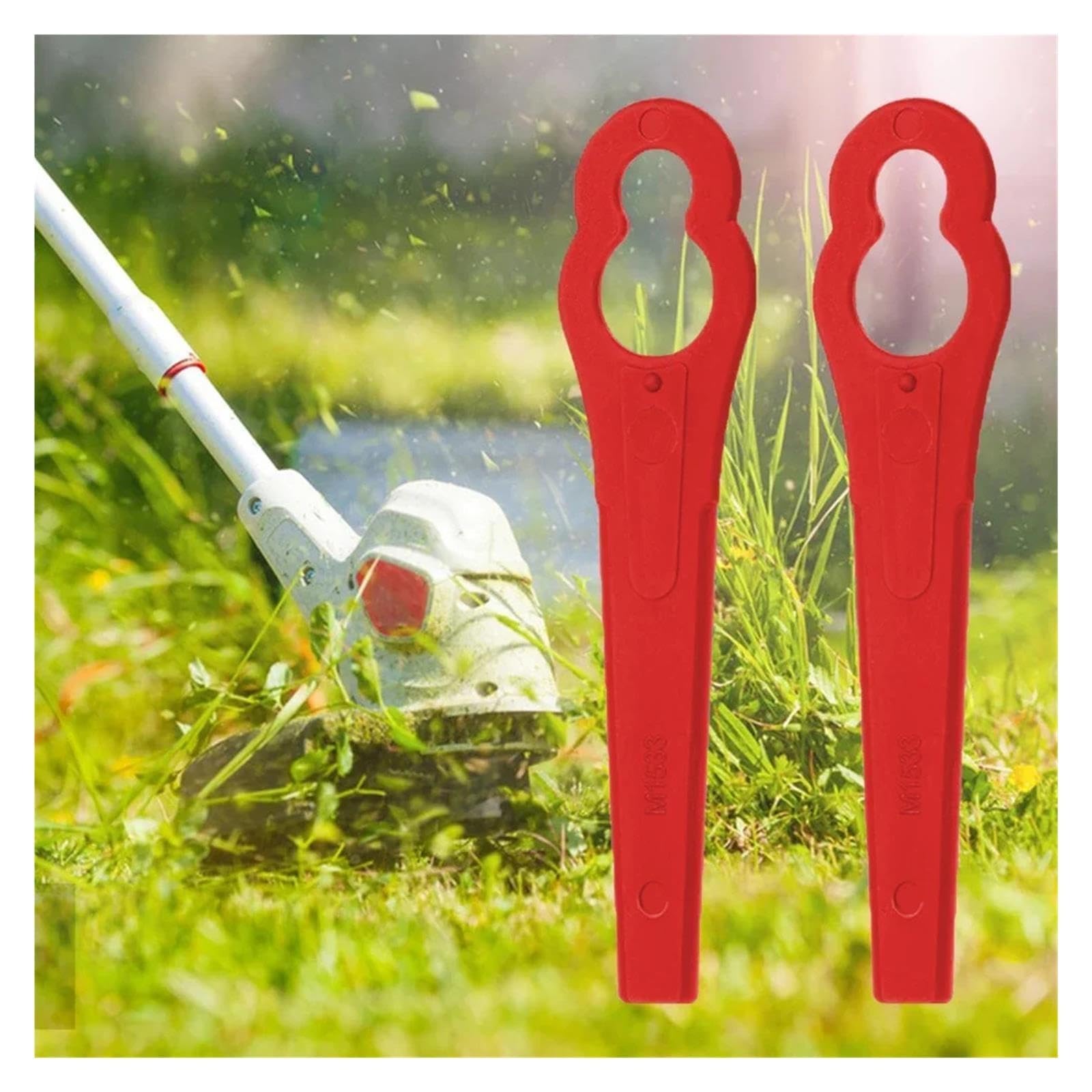 Cuchillas De Cortacésped De Plástico L83, Piezas De Repuesto para Cortadora De Césped, Cuchilla para Máquina Cortadora De Césped Inalámbrica para Jardín(60 pcs)