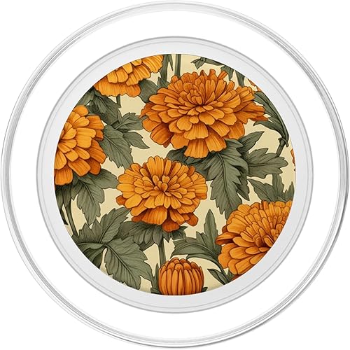 Miniatura 14 de PopSockets PopGrip estándar de acuarela Marigold Flower