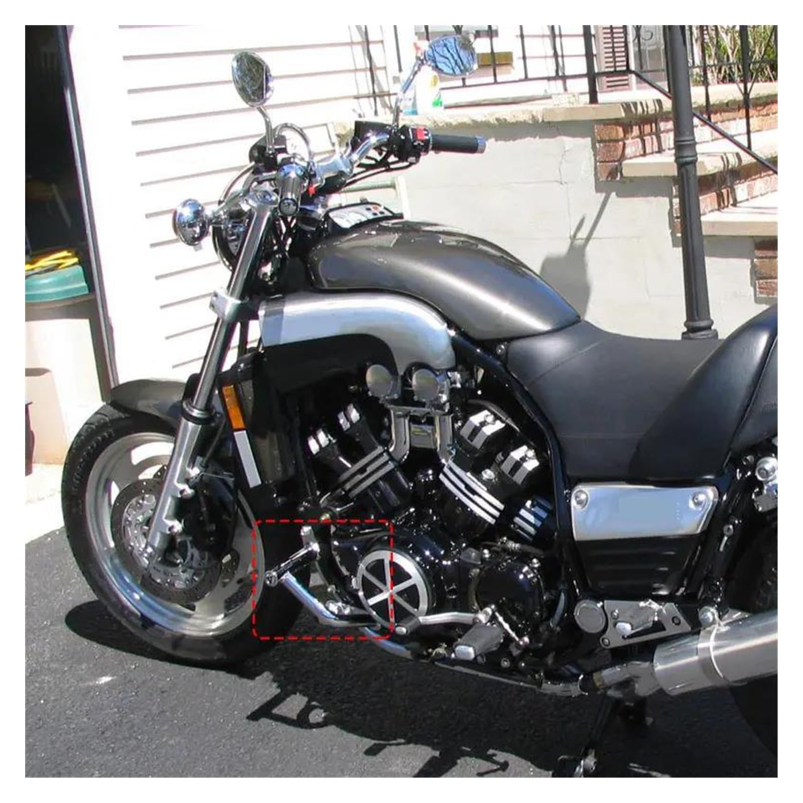 DZSQGHGHJJ Pare-Carters pour VMAX 1200 1991-2007 Protection Moteur