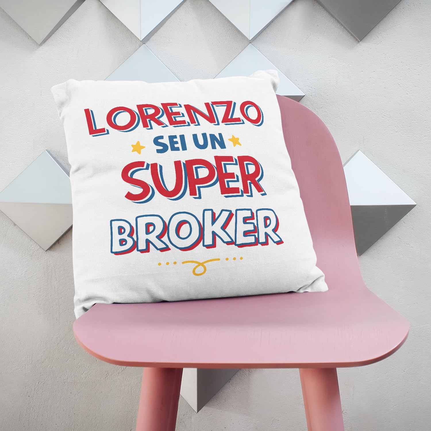 Cuscino Divertente Per Nutrizionista - 40x40 Cm, Tocco Di Cotone, Con Frase In Italiano, Regalo Originale - Foto 6