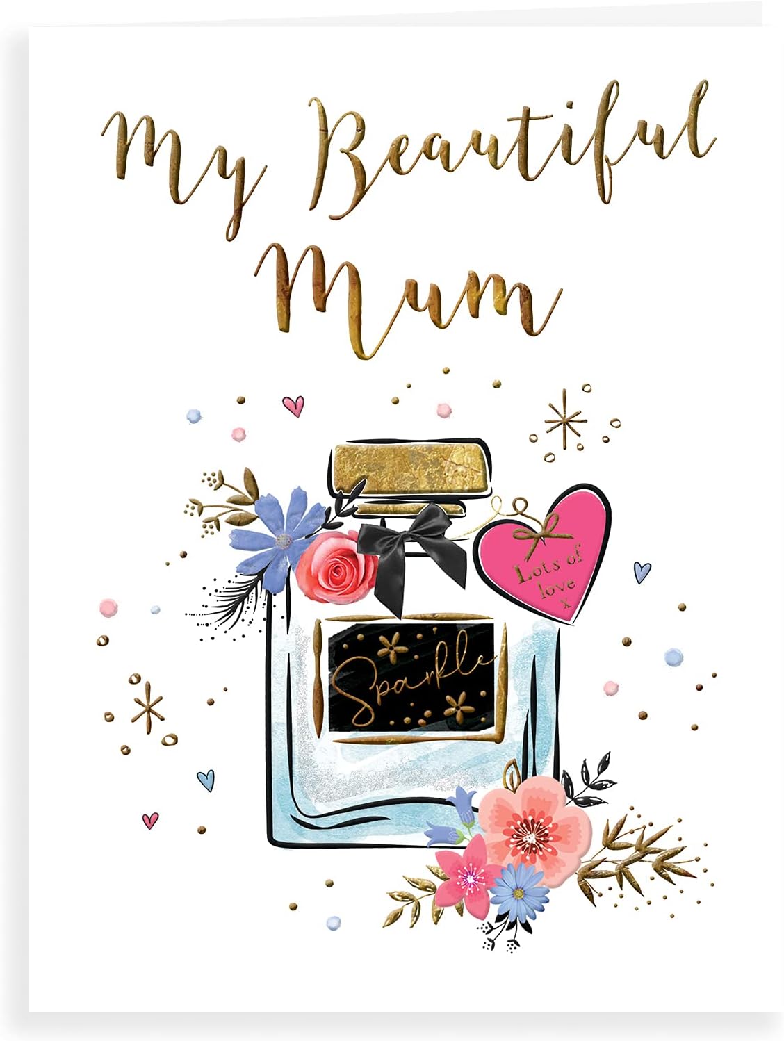 Piccadilly Greetings Avant Garde Studios Classic Birthday Card Mum - Green, 8 x 6 inches