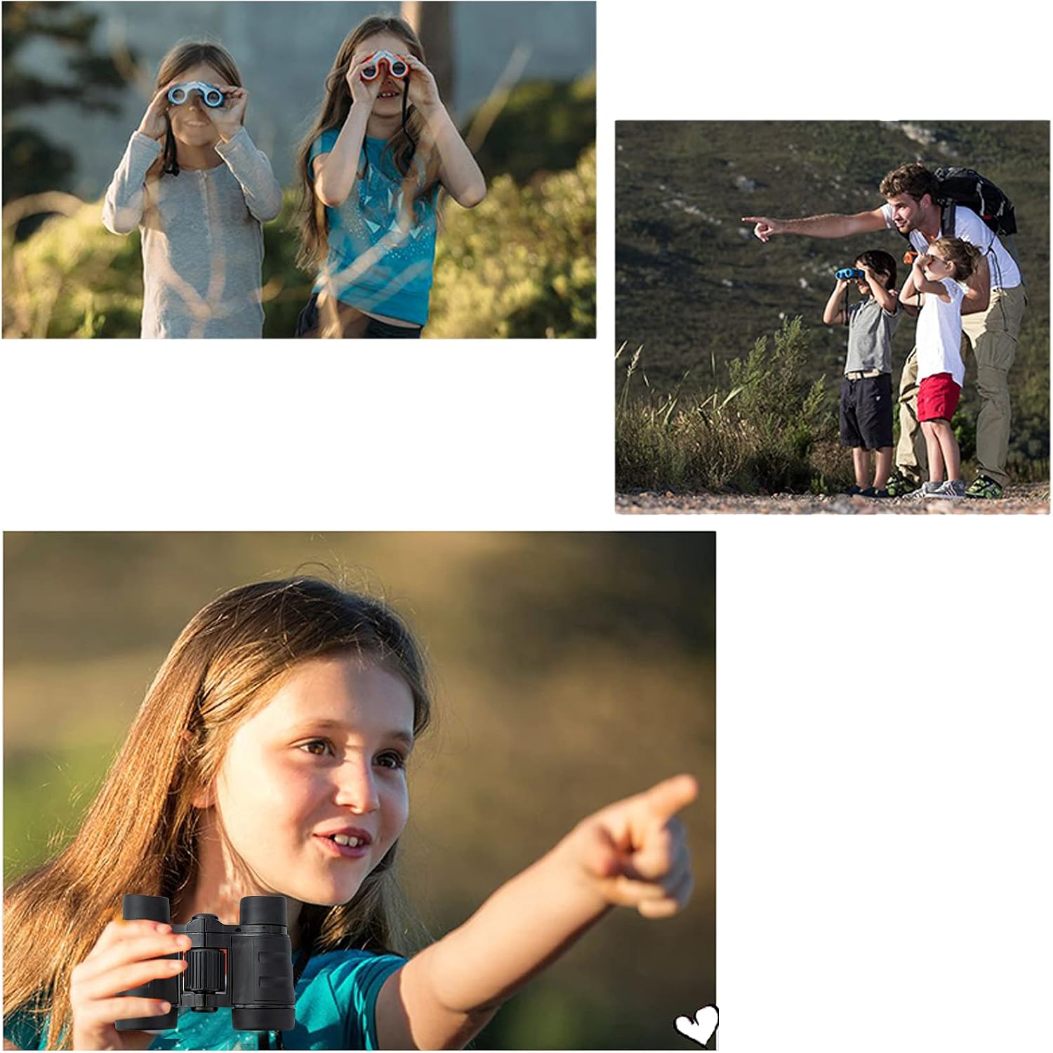 Kid Binoculars Best Gifts for 3-12 Years Boys Girls Shock Proof Toy Binoculars for Bird Watching