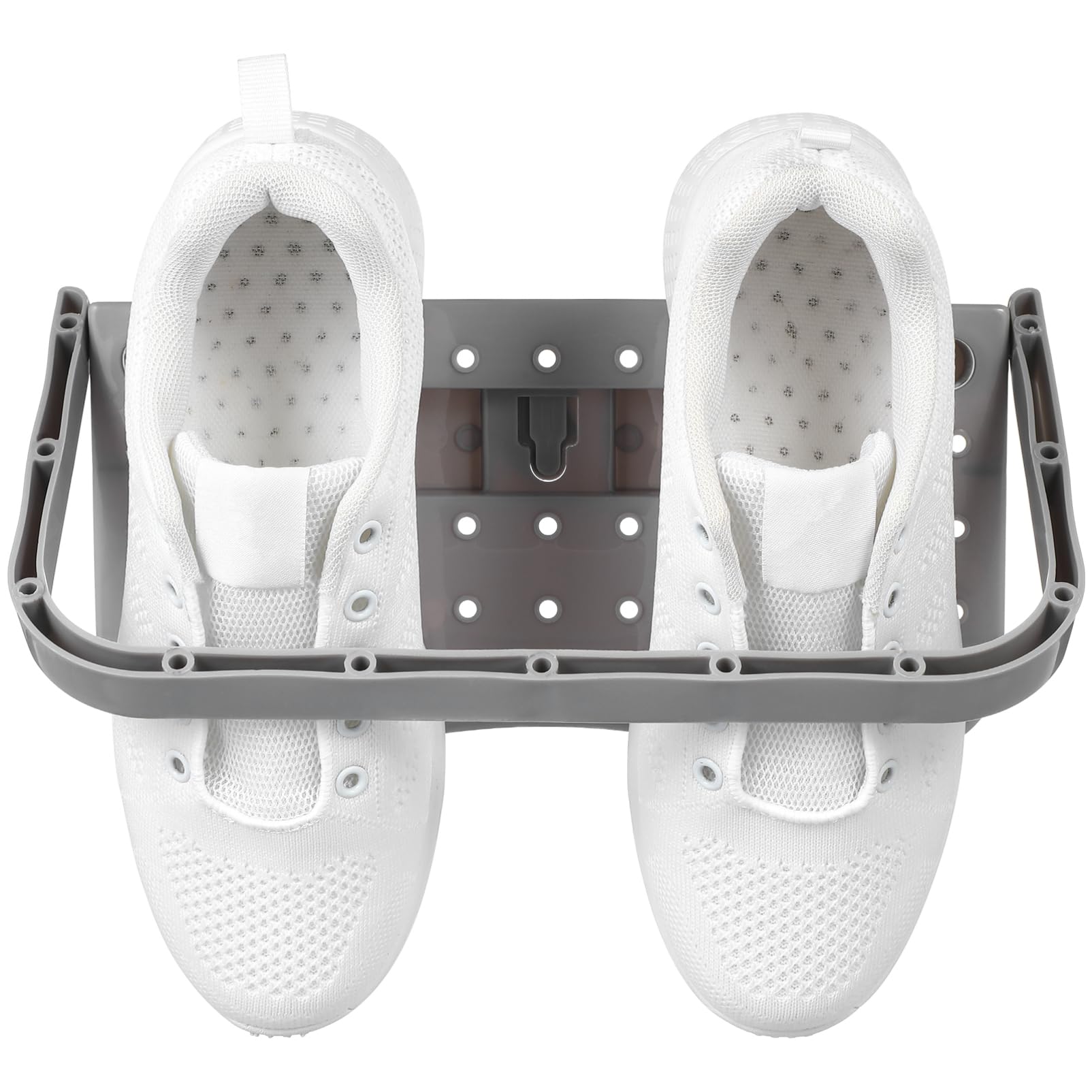 iplusmile RV Shoe Storage Racks - Wall Mounted Foldable Camper Shoe Organizer Shelf - Space-Saving Various Footwear Holder Essential Accessories for Travel Trailers