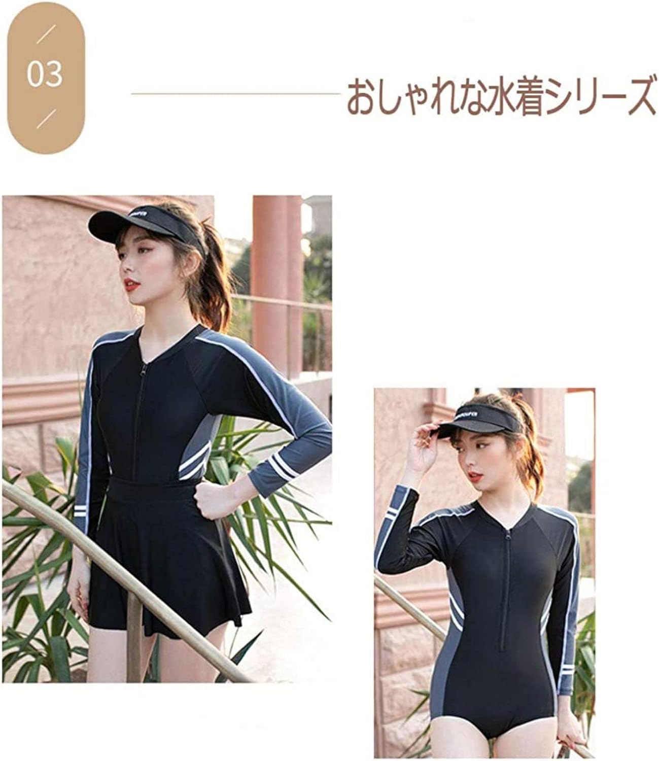 [NOMIMAS] 水着 レディース フィットネス 水着 ママ 水着 ラッシュガード 長袖 レギンス ショートパンツ ブラ ショーツ