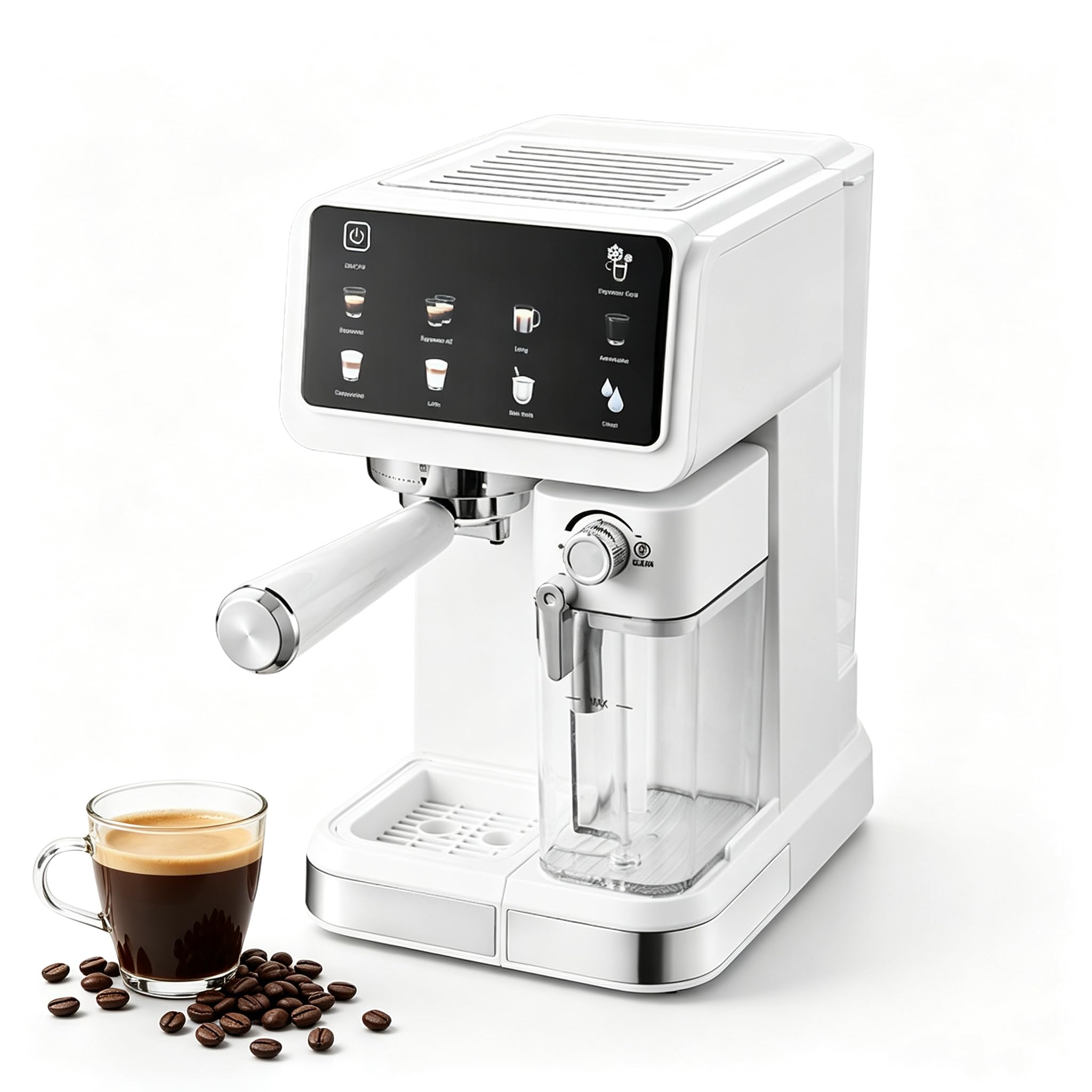 Cafetera Espresso Manual De 1350 W Y 20 Bares, Compacta.