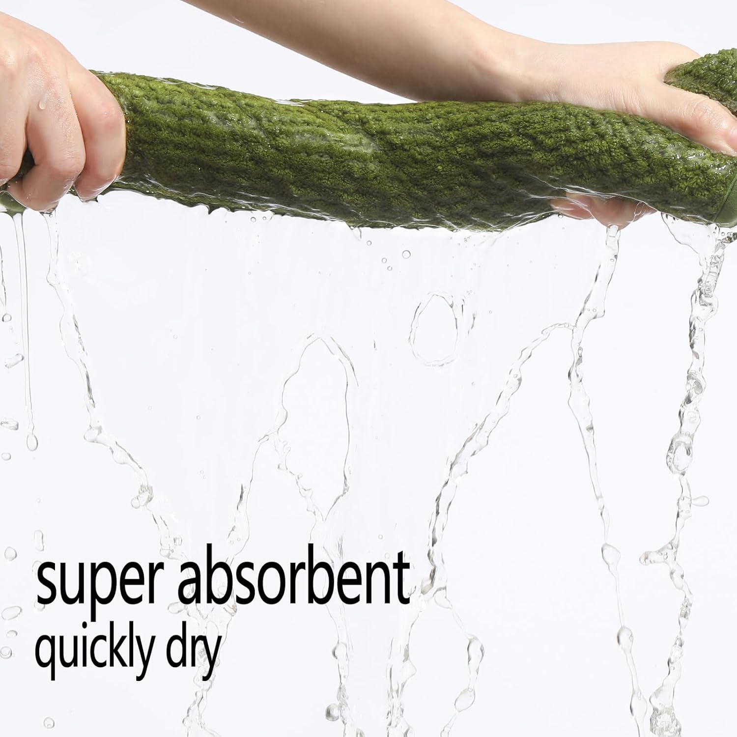 YTYC Towels, 39x78 Inch Oversized Bath Sheets for Adults Luxury Extra Large Bath Towels Sets of 6 Super Soft Shower Towels for Bathroom Microfiber 80% Polyester (Sage Green,6) - Image 5