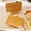 Karaca Triple 4 Piece Stand Bamboo Cutting Board Set
