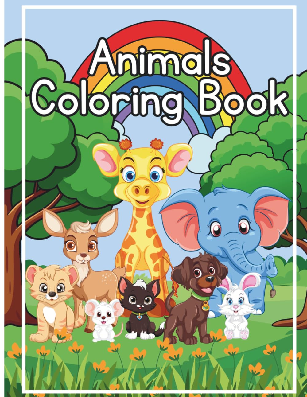 Animal coloring Book: My first animal coloring book