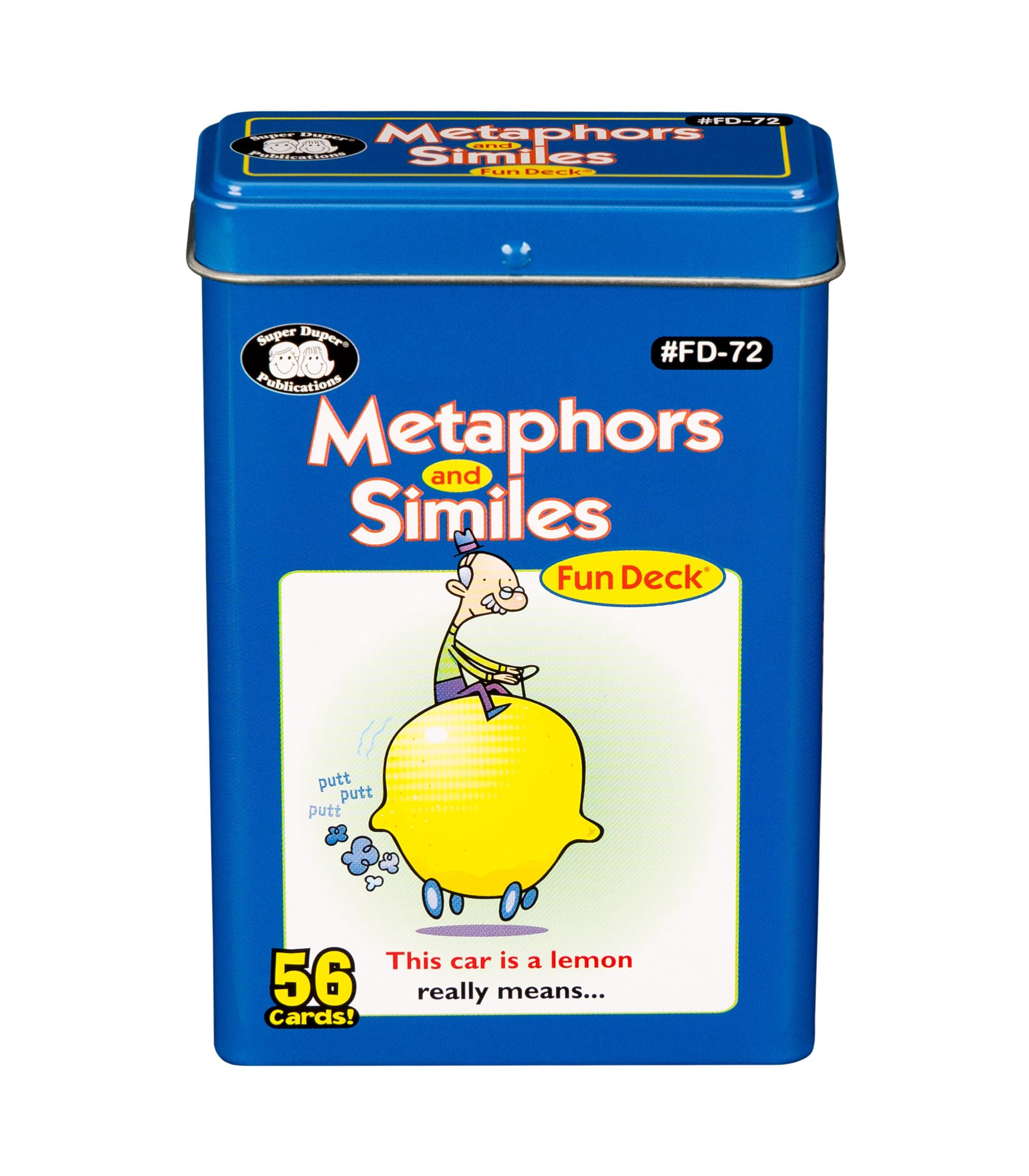 Super Duper Publications | Metaphors & Similes Fun Deck | Figurative Language Skills Flash Cards | Educational Learning Materials for Children...
