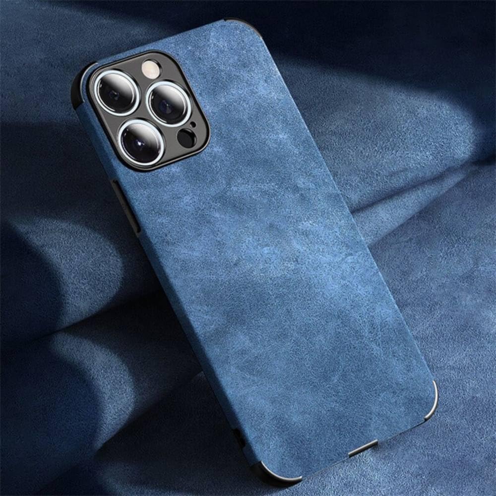 Coque iPhone 8 7 Plus silicone bleu fini les vitres brisées - 7