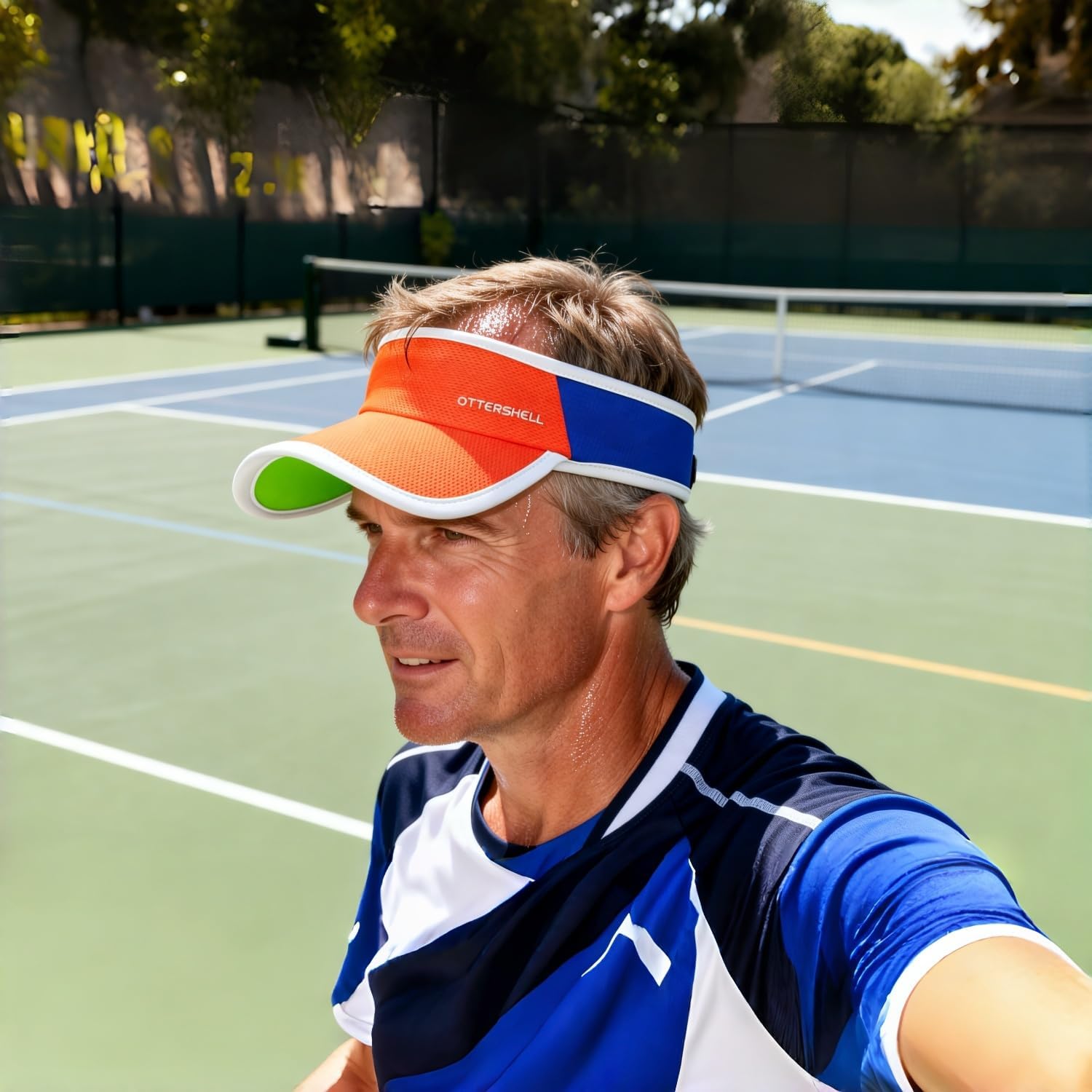 Cooling Sports Sun Visor Hat for Men & Women，Lightweight, Stretchy Packable Running Visor-for Golf, Tennis, Hiking