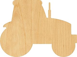 Tractor 3 Laser Cut Out Wood Shape Craft Supply Thickness: 1/8 Inch Size:7