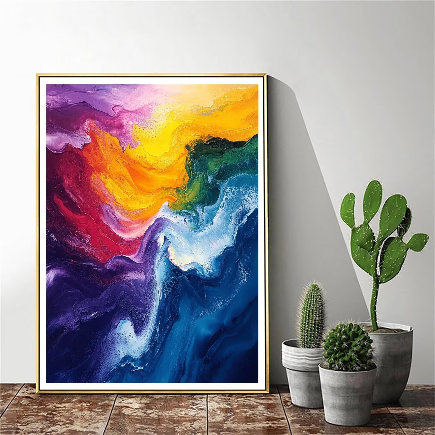 Pintar por Numeros Adultos pintar por numeros niños manualidades niños 10 años, DIY Pintar por Números de Pincel y Pintura acrílica Decoraciones para el Hogar Manualidades, sin Marco 60x80cm C-160
